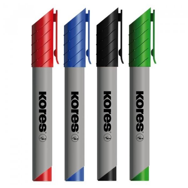 K-MARKER Popisovač na flipcharty, kulatý hrot, modrá