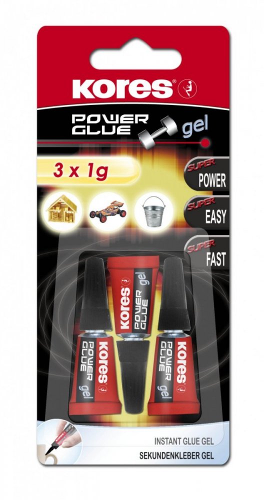 Power Glue Gel, 3x1 g - blister
