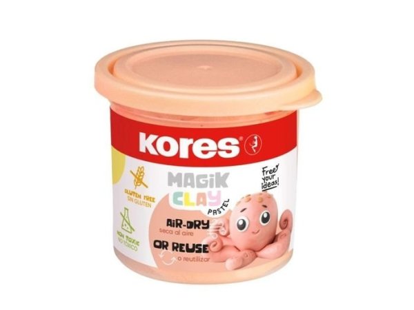 Kores Lehká modelovací hmota Magik Clay Pastel 40 g – lososová