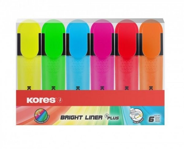 BRIGHT LINER PLUS sada 6 barev