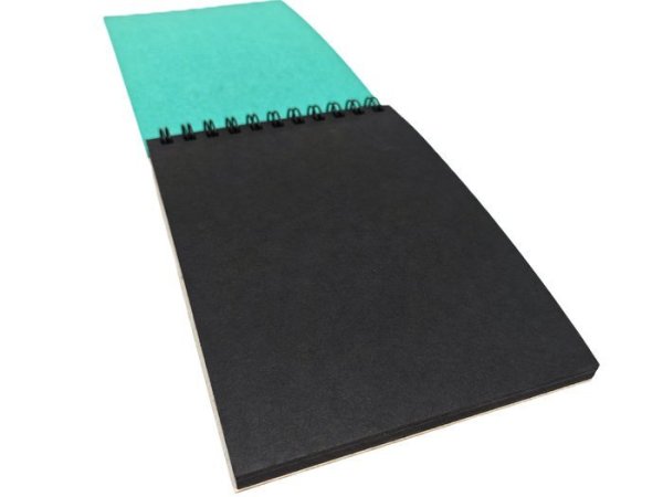 SMLT art Blok Akvarel, černý #authenticpad, A5, 20 listů, 300 g/m2, spirála