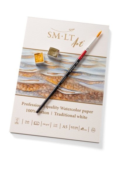SMLT art Blok Akvarel, A5, 10 listů, 300g/m2