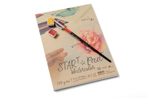 SMLT art Blok START, akvarel, A5, 20 listů, 240g/m2