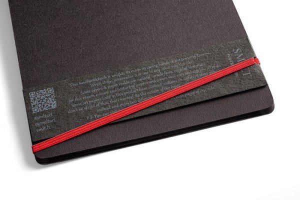 SMLT art Album, šitá vazba #authenticbook, černé, 245x176mm, 18 listů, 165g/m2