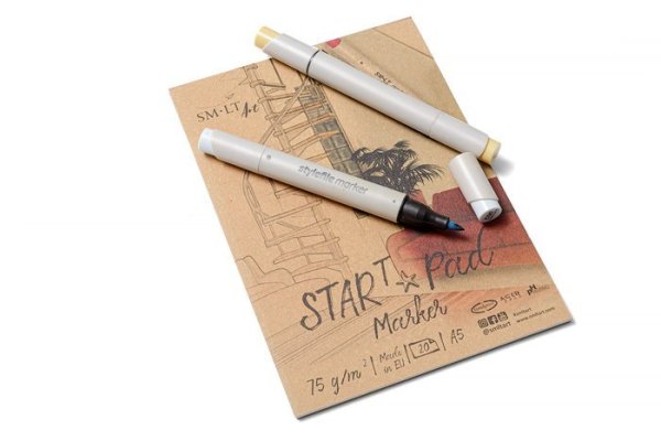 SMLT art Blok na fixy START, A5, 20 listů, 75g/m2, nepropustný