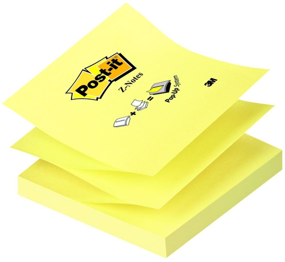 3M Post-it Z-bloček, velikost 76 x 76 mm, 100 lístků