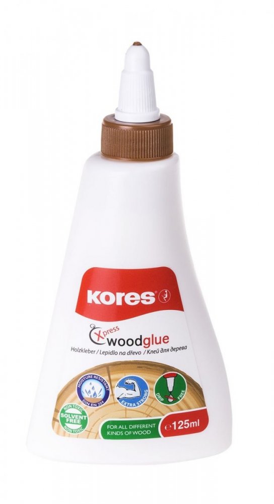 Bílé lepidlo na dřevo Wood Glue 125 ml, rychlouzávěr