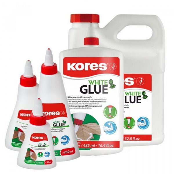 White glue 1000 g, lepí i dřevo