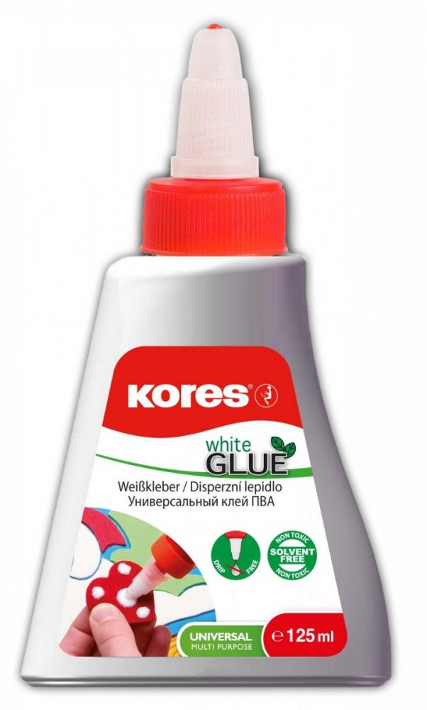 White glue 125 ml, rychlouzávěr, lepí i dřevo