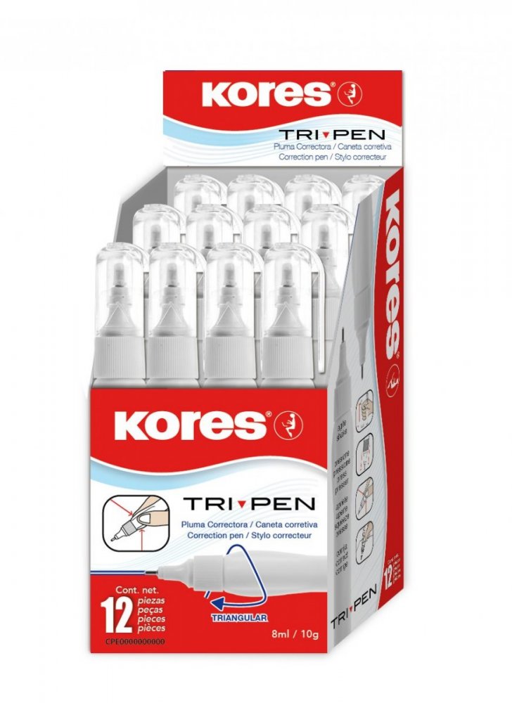 Korekční pero Kores Tri pen 10g