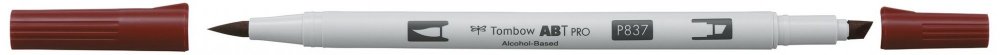 Tombow Oboustranný lihový fix ABT PRO, wine red