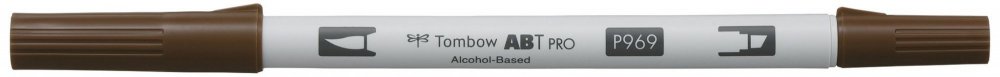 Tombow Oboustranný lihový fix ABT PRO, chocolate