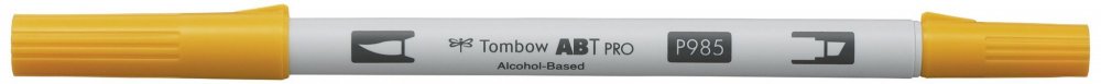 Tombow Oboustranný lihový fix ABT PRO, chrome yellow
