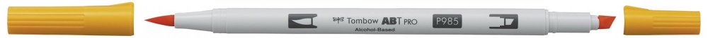 Tombow Oboustranný lihový fix ABT PRO, chrome yellow