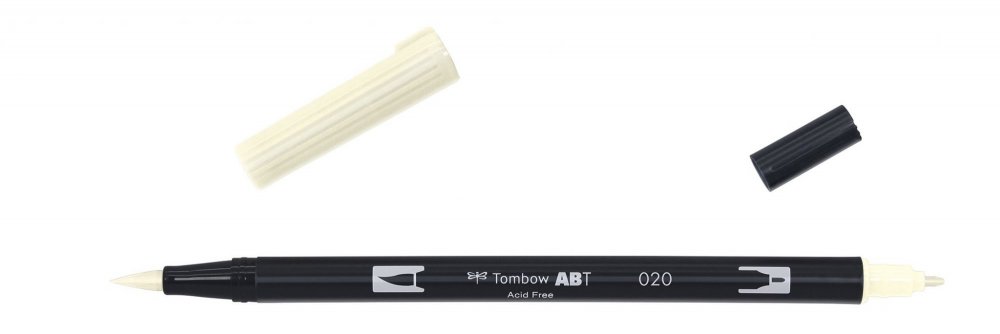 Tombow Oboustranný štětcový fix ABT Dual Brush Pen, peach