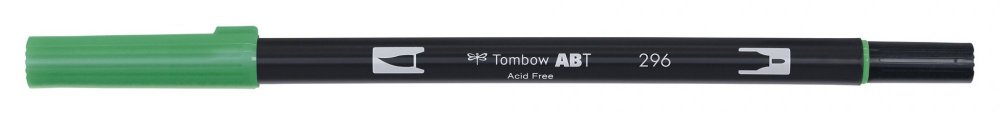 Tombow Oboustranný štětcový fix ABT Dual Brush Pen, green
