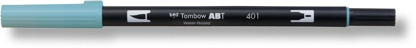 Tombow Oboustranný štětcový fix ABT Dual Brush Pen, aqua