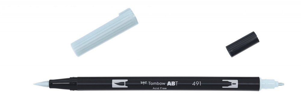 Tombow Oboustranný štětcový fix ABT Dual Brush Pen, glacier blue