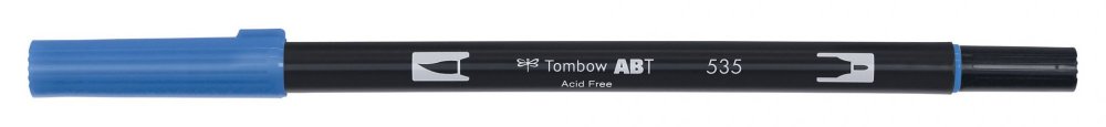 Tombow Oboustranný štětcový fix ABT Dual Brush Pen, cobalt blue
