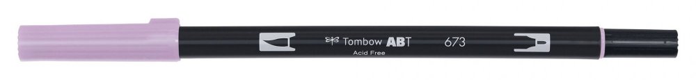 Tombow Oboustranný štětcový fix ABT Dual Brush Pen, orchid