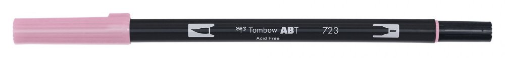 Tombow Oboustranný štětcový fix ABT Dual Brush Pen, pink