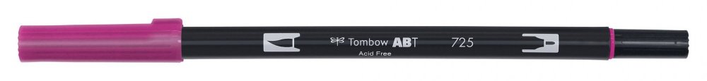 Tombow Oboustranný štětcový fix ABT Dual Brush Pen, rhodamine red