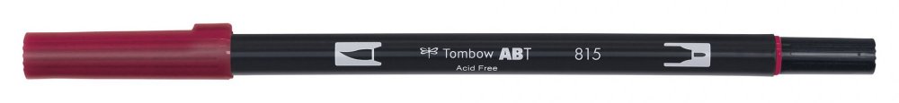 Tombow Oboustranný štětcový fix ABT Dual Brush Pen, cherry