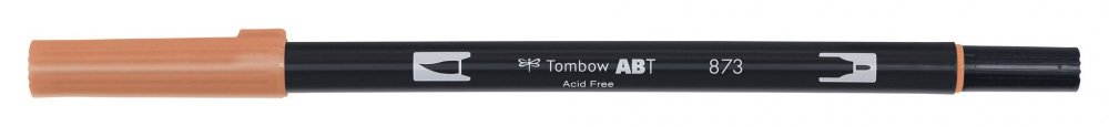 Tombow Oboustranný štětcový fix ABT Dual Brush Pen, coral