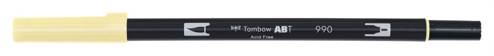 Tombow Oboustranný štětcový fix ABT Dual Brush Pen, light sand