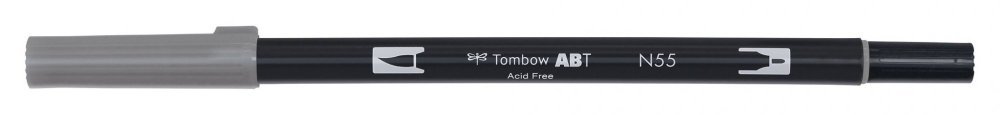 Tombow Oboustranný štětcový fix ABT Dual Brush Pen, cool grey7