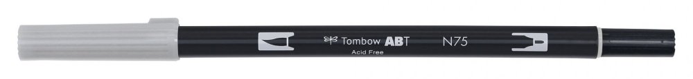 Tombow Oboustranný štětcový fix ABT Dual Brush Pen, cool grey3