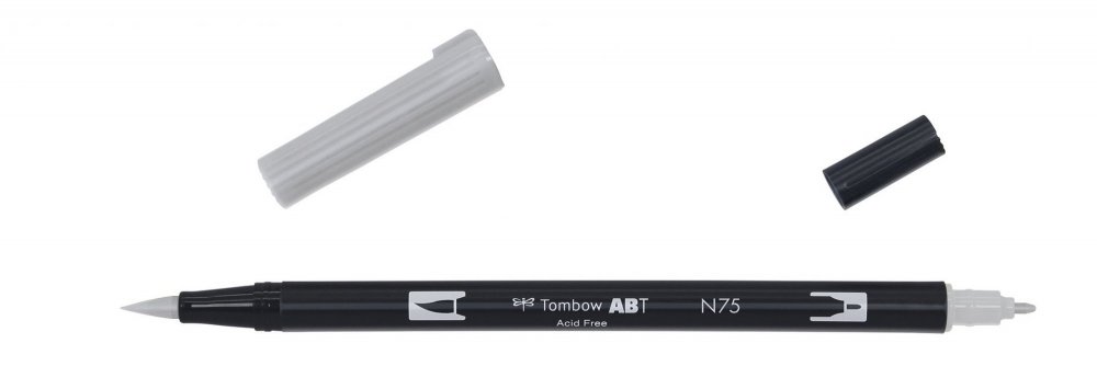 Tombow Oboustranný štětcový fix ABT Dual Brush Pen, cool grey3