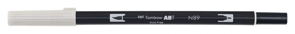 Tombow Oboustranný štětcový fix ABT Dual Brush Pen, warm grey1