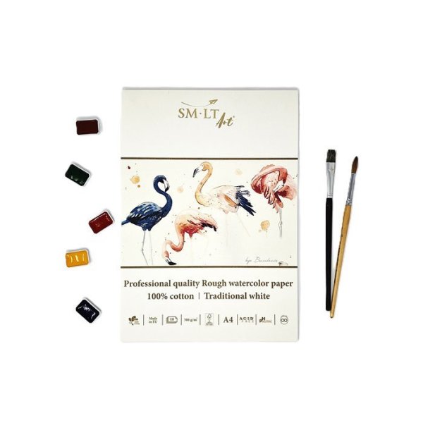 SMLT art Blok Akvarel, A4, 10 listů, 300g/m2