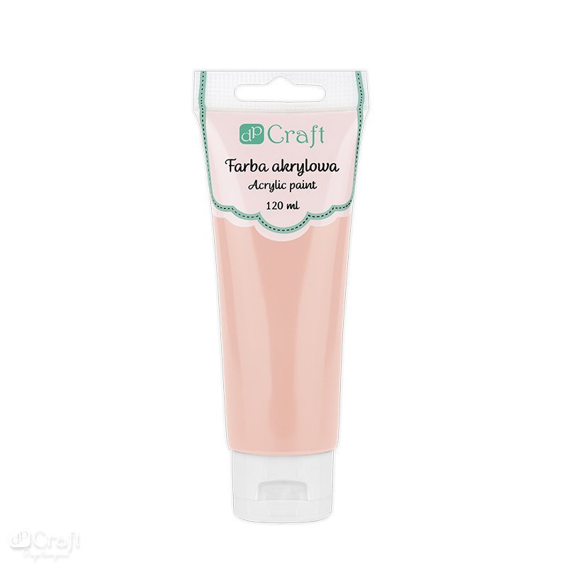 Akrylová barva, 120 ml – světle růžová