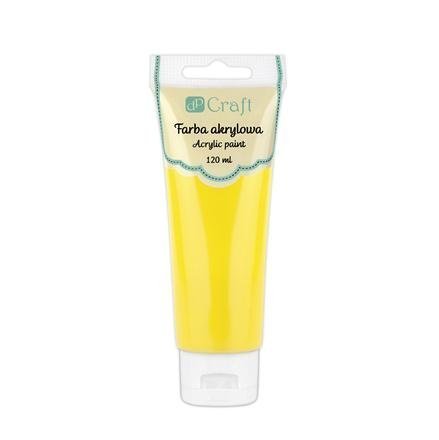 Akrylová barva, 120 ml – žlutá