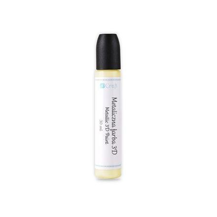 Metalická 3D barva, 30 ml – šampaňské