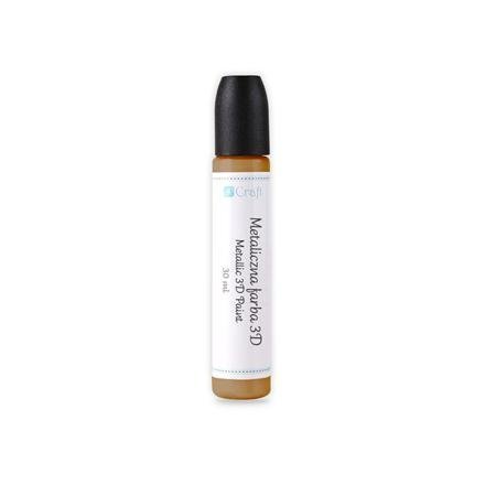 Metalická 3D barva, 30 ml – měděná