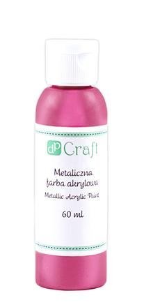 Metalická akrylová barva, 60 ml – červená