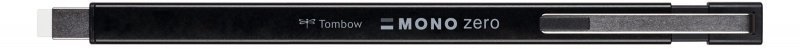 Tombow Gumovací tužka Mono Zero METAL, 2,5 mm x 5 mm, černá