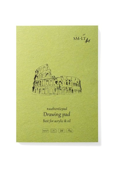 SMLT art Blok authentic akryl, A4, 20 listů, 290g/m2