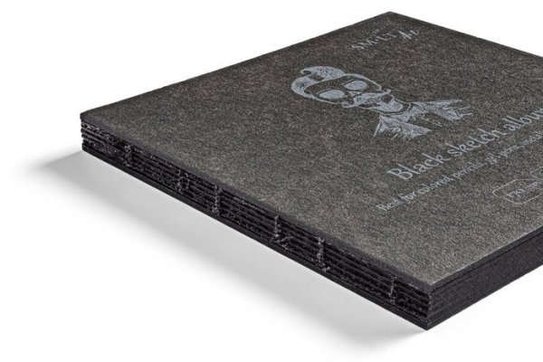 SMLT art Album na skicování #Authenticbaby, černé, 9x9cm, 32 listů, 170g/m2