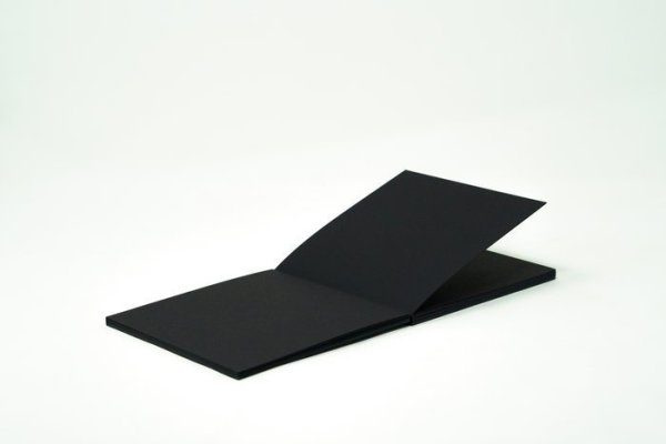 SMLT art Layflat album na kresbu, černé, 14x14cm, 32 listů, 170g/m2