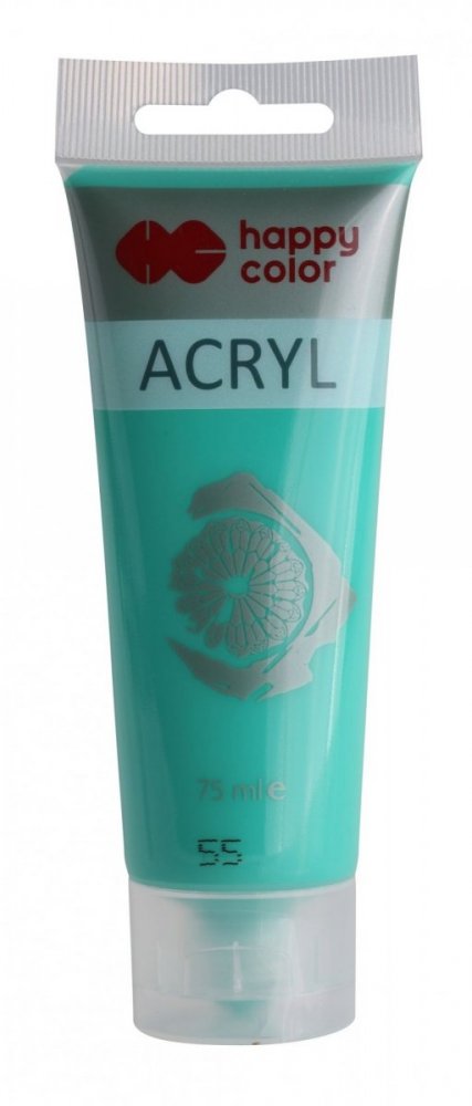 Akrylová barva v tubě 75ml, smaragdová