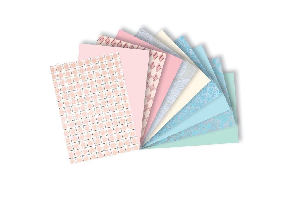 Blok effect DELICATE, 20x29cm, 170-220g/m2, 10 listů, 5 vzorů