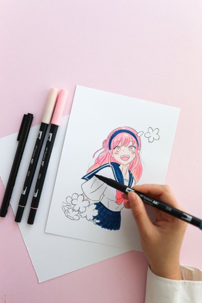 Tombow Manga set KAWAII - Japan Edition