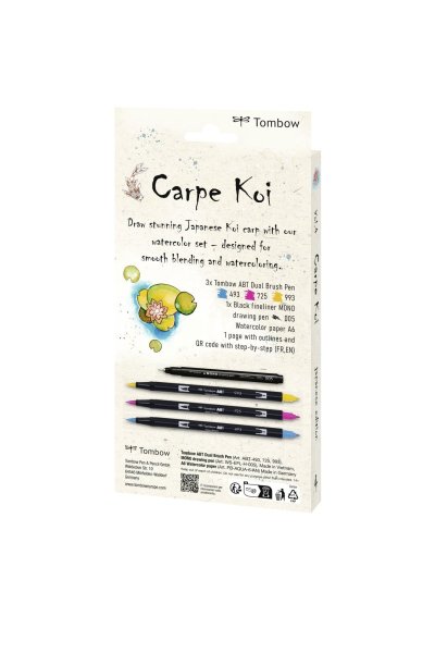 Tombow Manga set CARPE KOII - Japan Edition