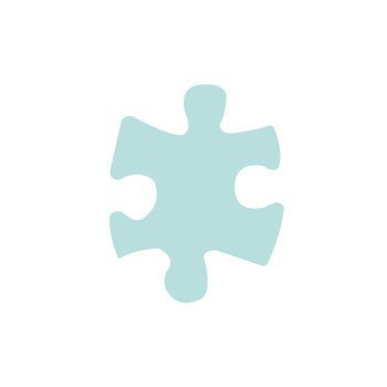Dekorační děrovačka 1,6 cm – puzzle