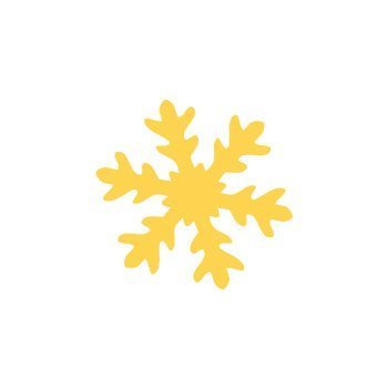 Dekorační děrovačka 2,5cm – sněhová vločka