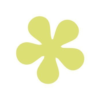 Dekorační děrovačka 5cm – květ 3
